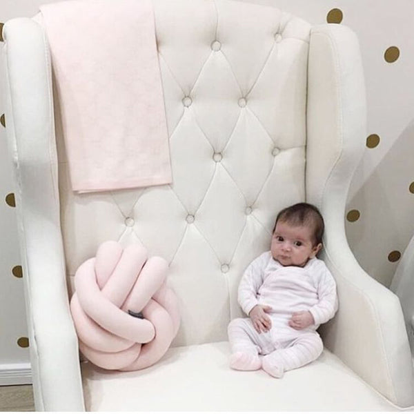 Hugabbble Knotted Ball Pillow
