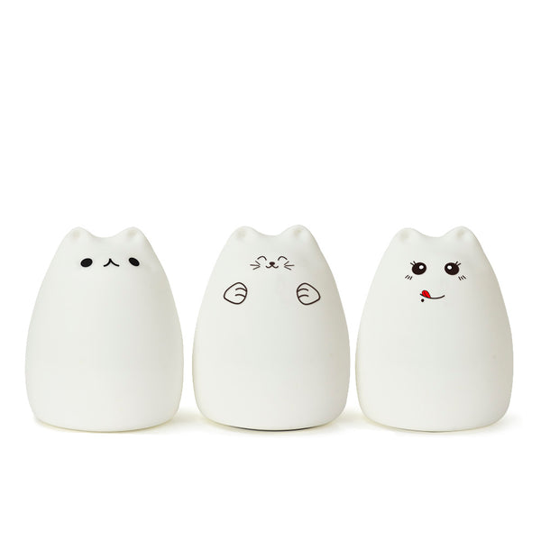 Silicone Cat LED Night Light