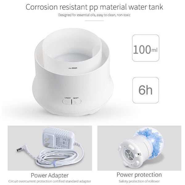 Romantic Flower Globe Light Diffuser