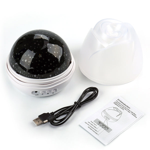 Romantic Rose Sky Dream Projector Lamp